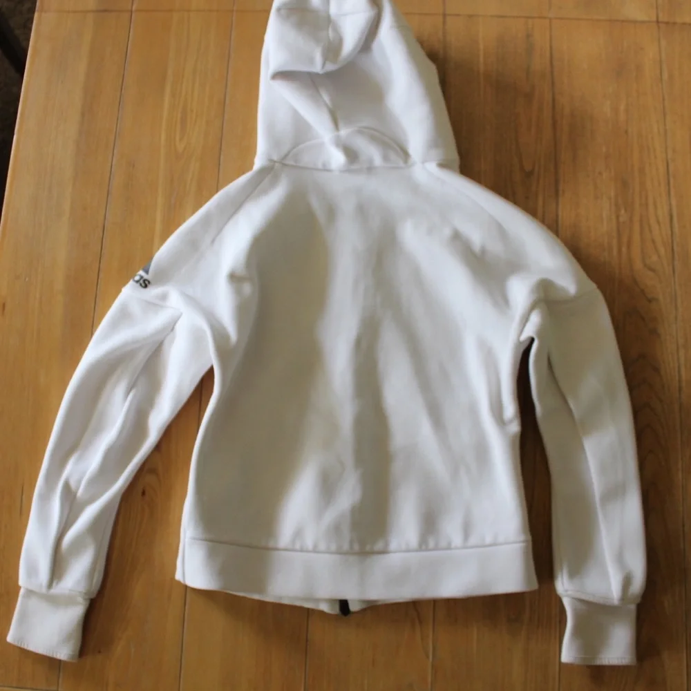 Adidas Thick ZNE Zip Up Hoodie Women’s Small Preowned - Picture 6 of 8
